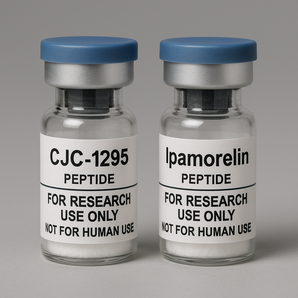 Research Use Only peptide vials with FDA-compliant labeling