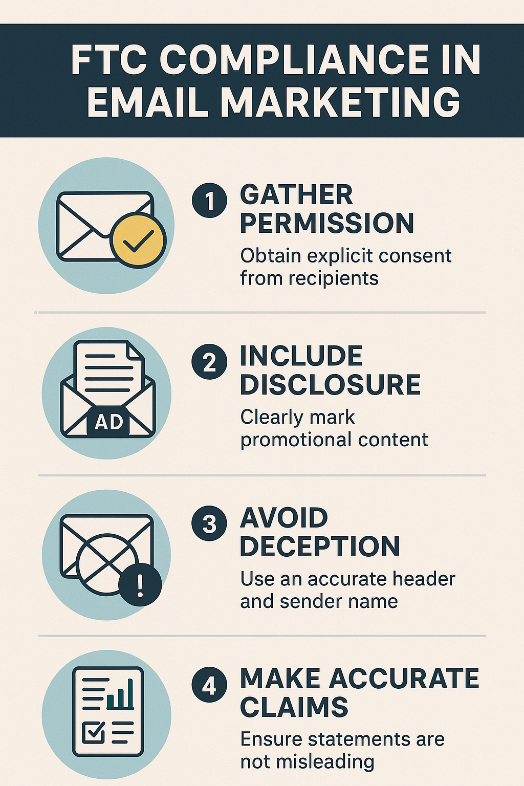 Example of Research Use Only peptide disclaimer in newsletter