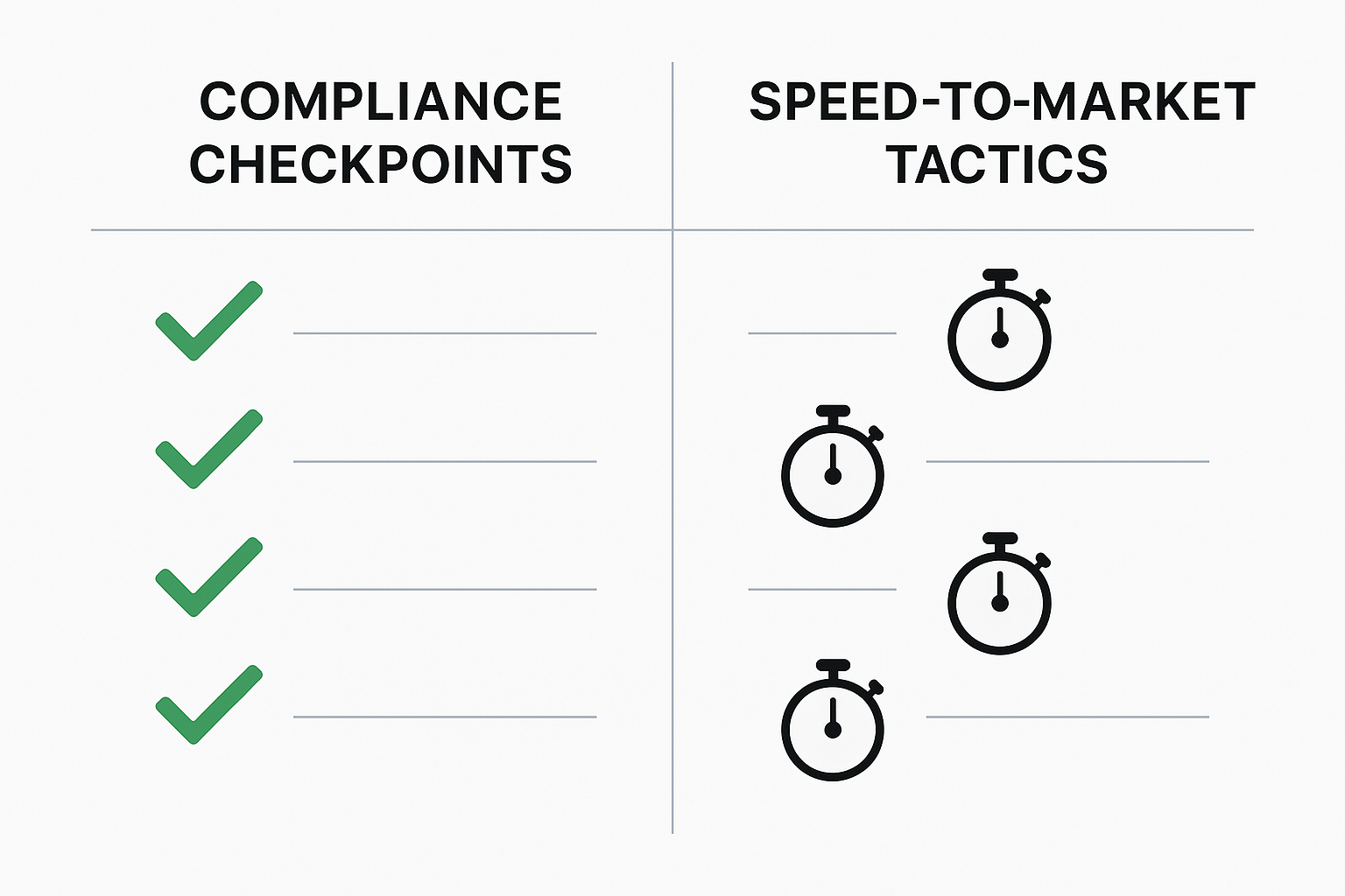 Checklist workflow for rapid yet compliant peptide production