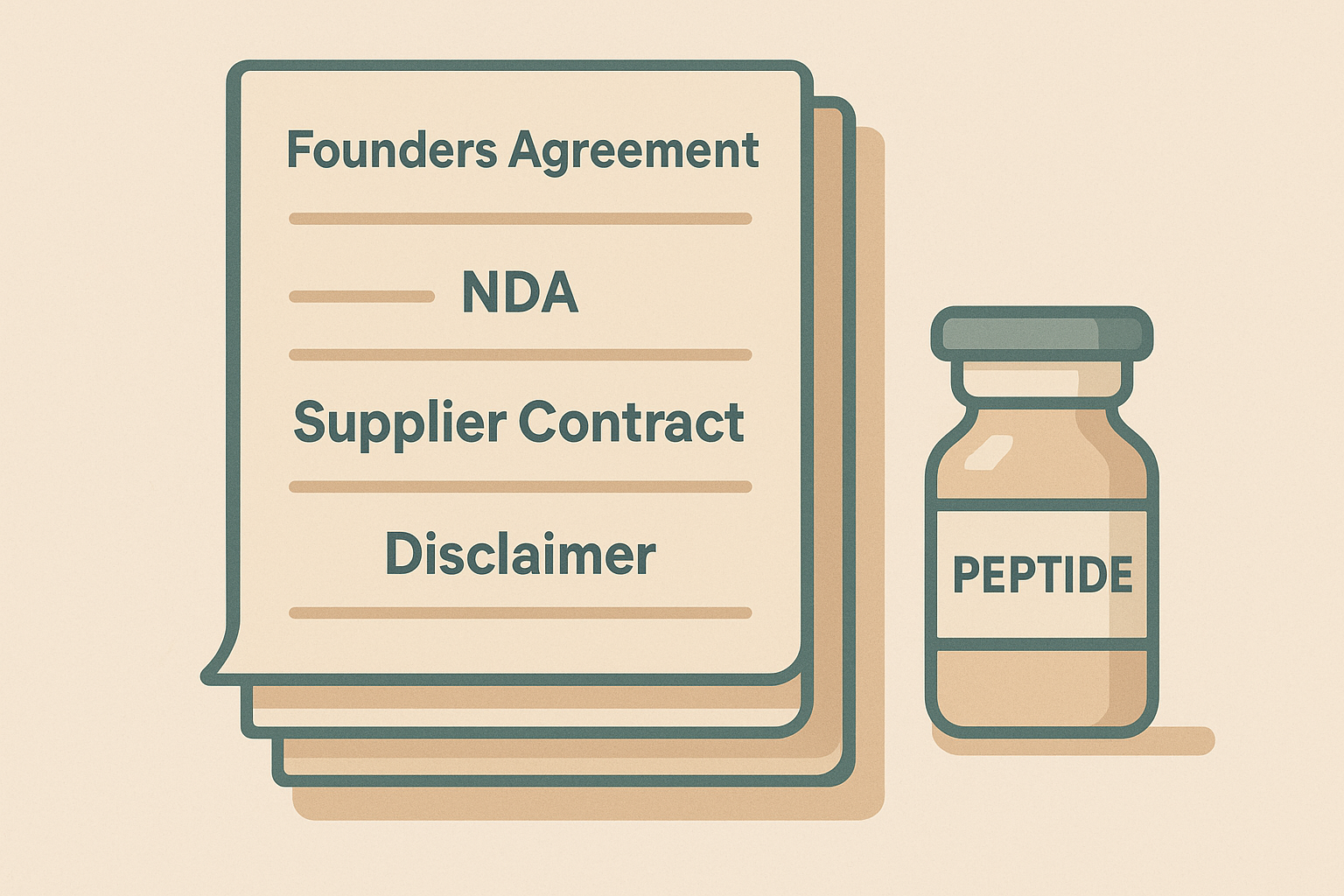 Diagram of supplier, manufacturing, and distribution contract flow