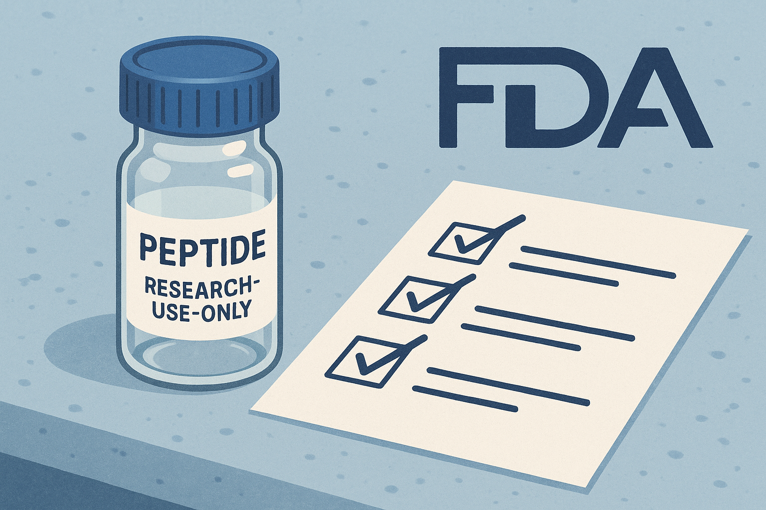 Compliance workflow for white‑label peptide brands