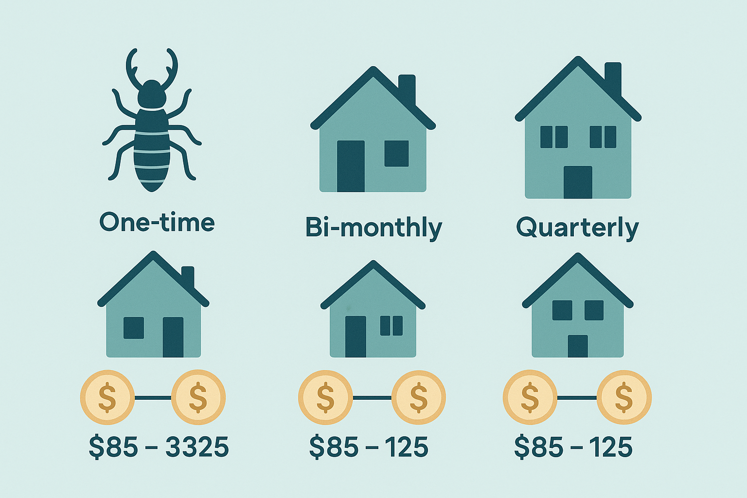 Earwig treatment cost comparison chart