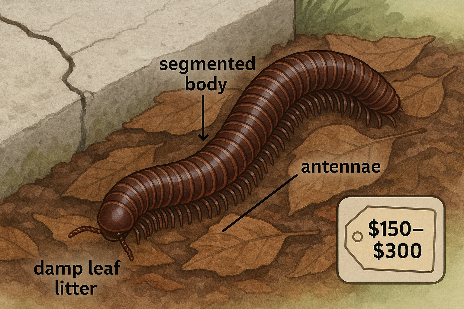 Millipede Control Cost in Grayson