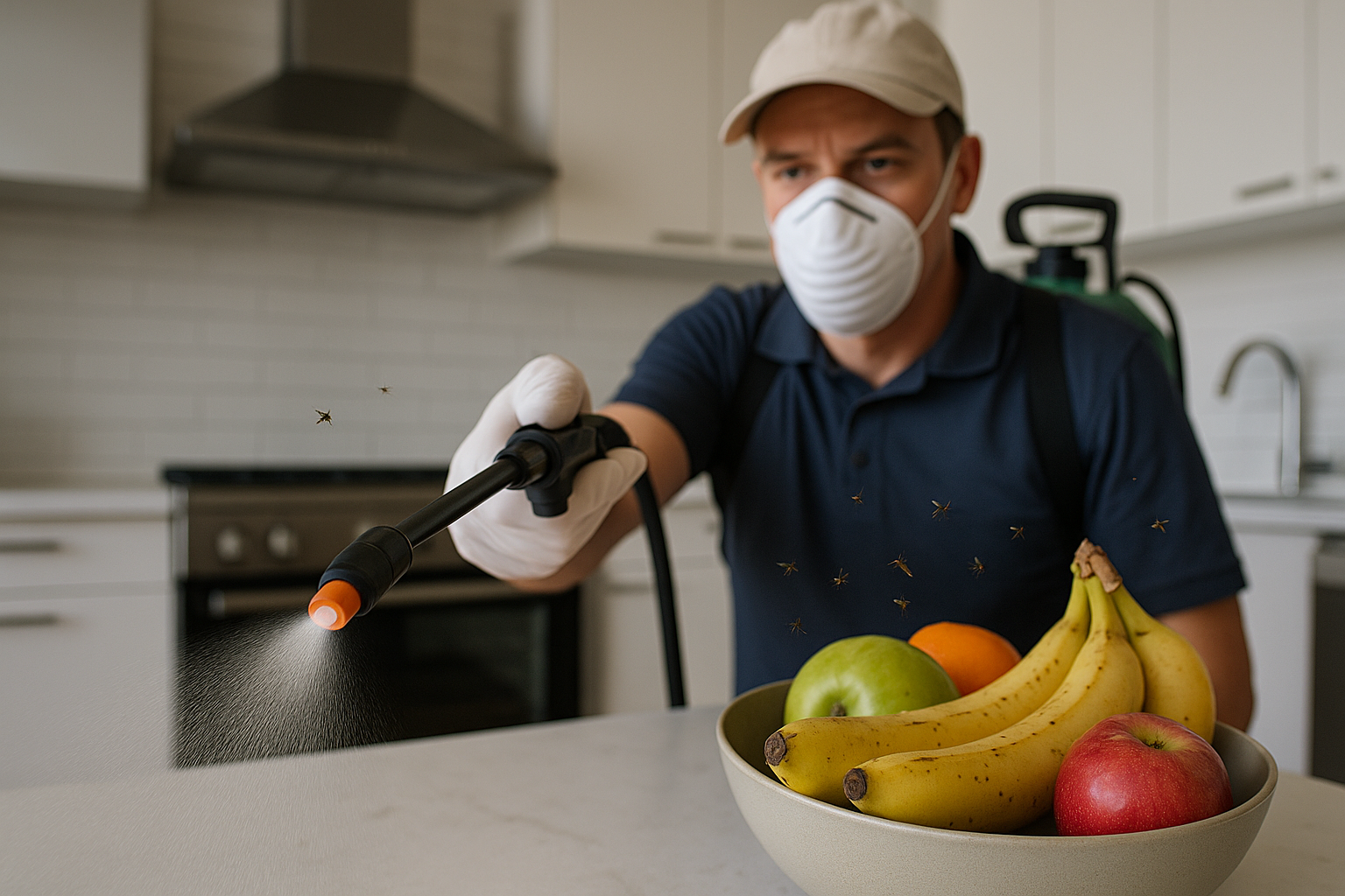 Map highlighting fruit fly hotspots in Grayson, Georgia