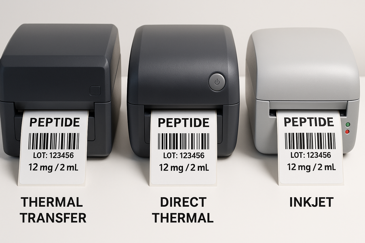 Comparison of label printer technologies