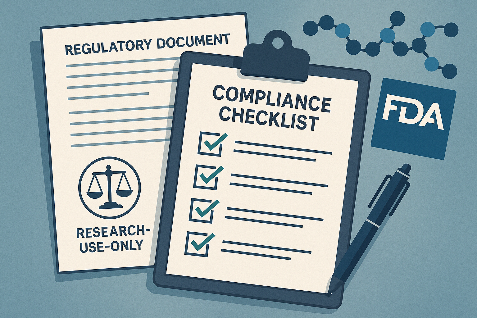 Compliance checklist for launching a private‑label peptide line