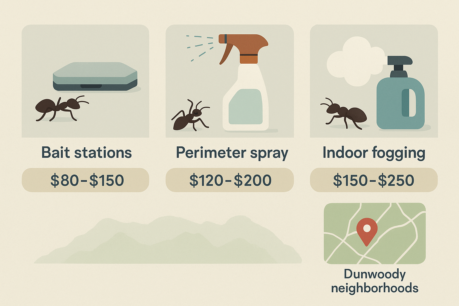 Top-Rated Ant Control in Dunwoody, Georgia: Cost, Treatment & Tips 4 Cost of Ant Control Dunwoody GA