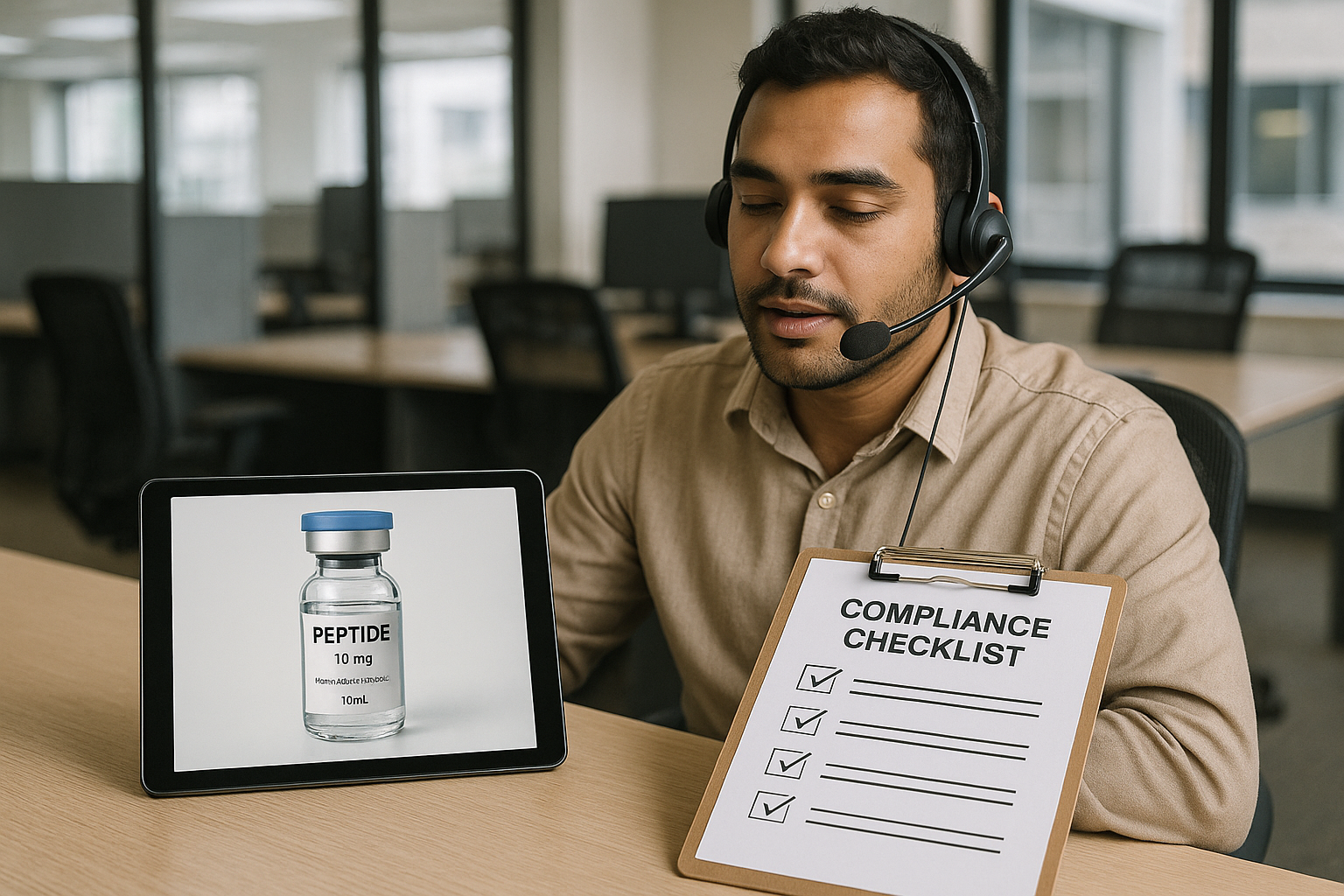 Regulatory overview of research use only peptides