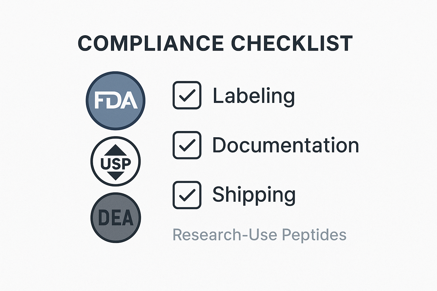 Compliance checklist comparing direct procurement and YPB drop‑ship model