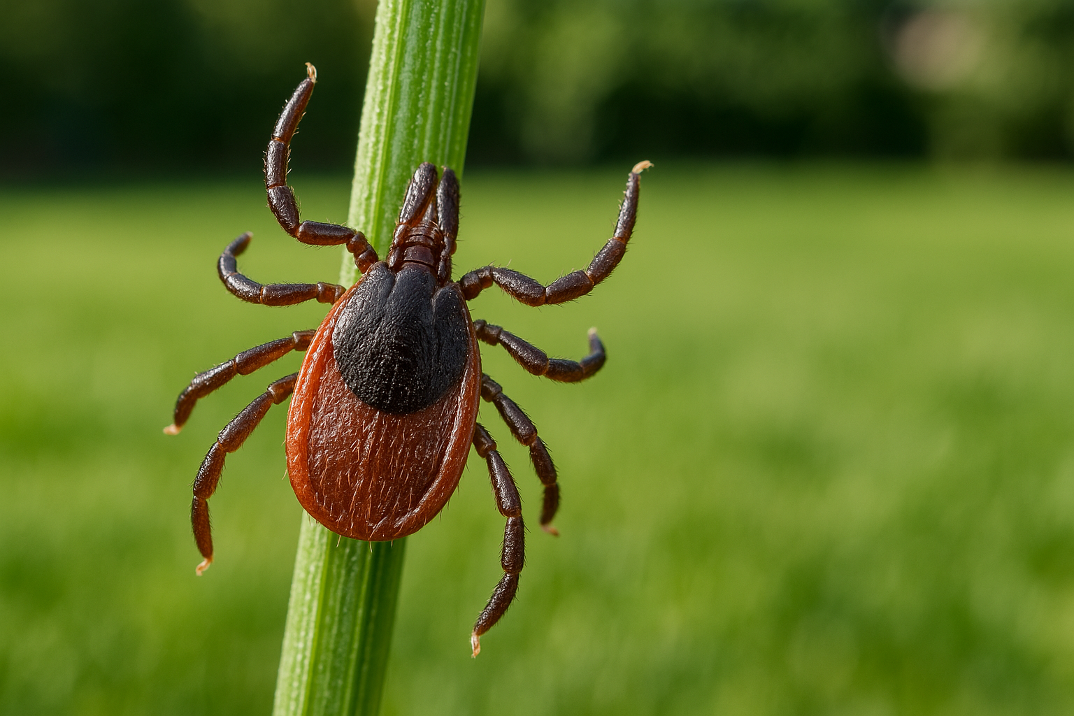 Illustration of common tick species in Brookhaven, GA