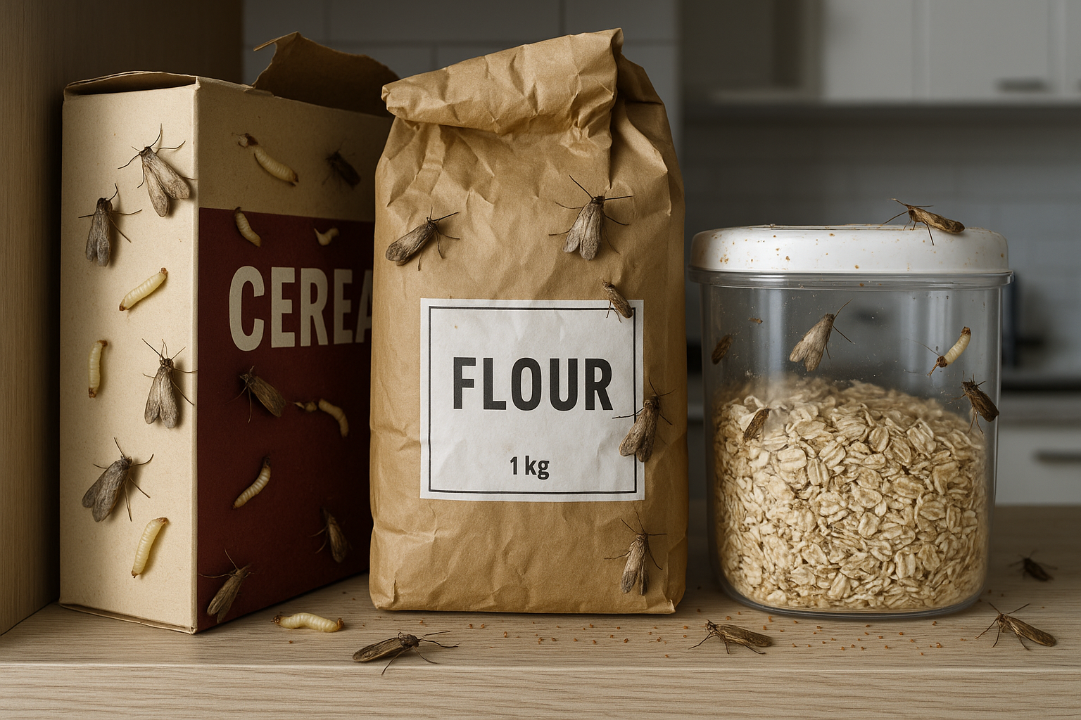 Emergency Moth Control in Brookhaven, Georgia: What to Do Right Now 3 Illustration of moth life stages and damage signs