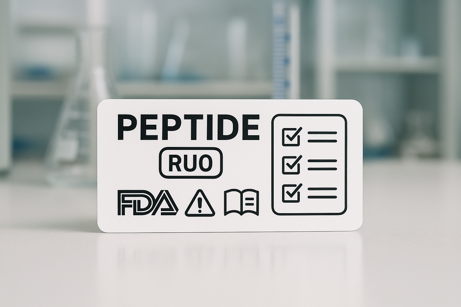 FDA RUO labeling checklist illustration