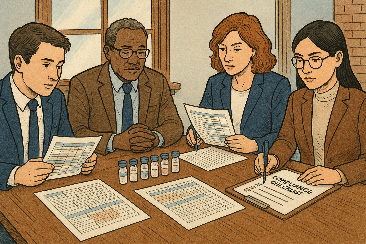 Evaluation workflow for peptide suppliers