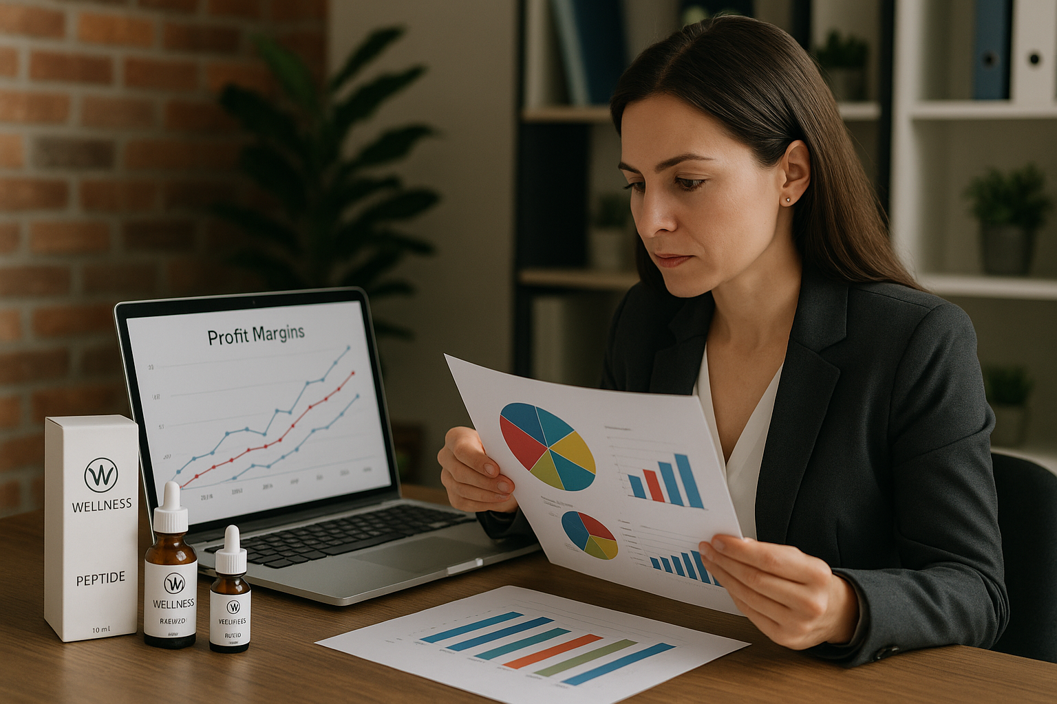 Diagram of white‑label peptide dropshipping workflow