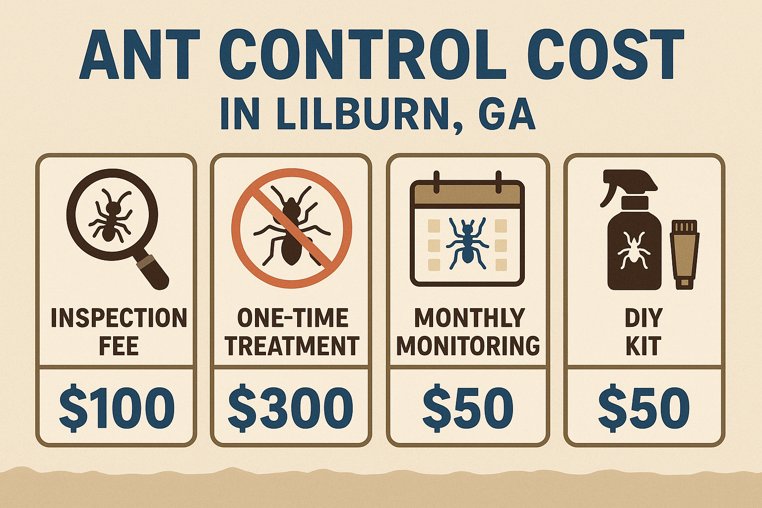 Ant Control Cost Lilburn, GA 