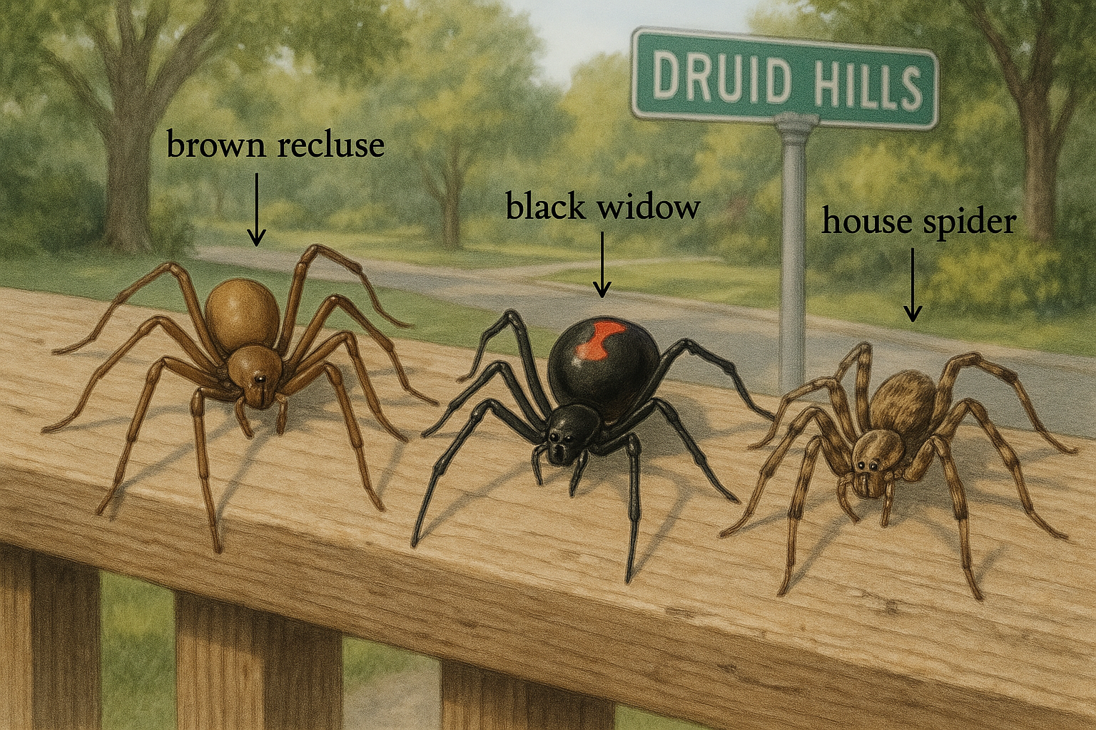 Spider Exterminator Near Me Druid Hills, GA