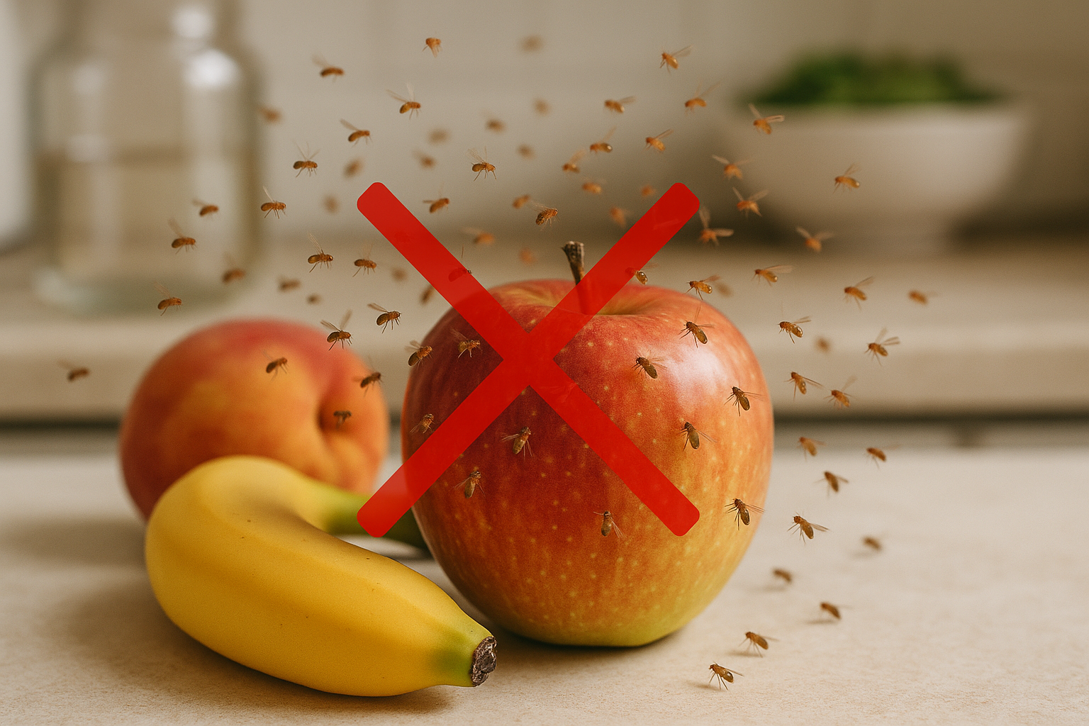 Map snippet showing higher fruit fly complaint rates in Brookhaven, Peachtree Corners, and surrounding Dunwoody neighborhoods