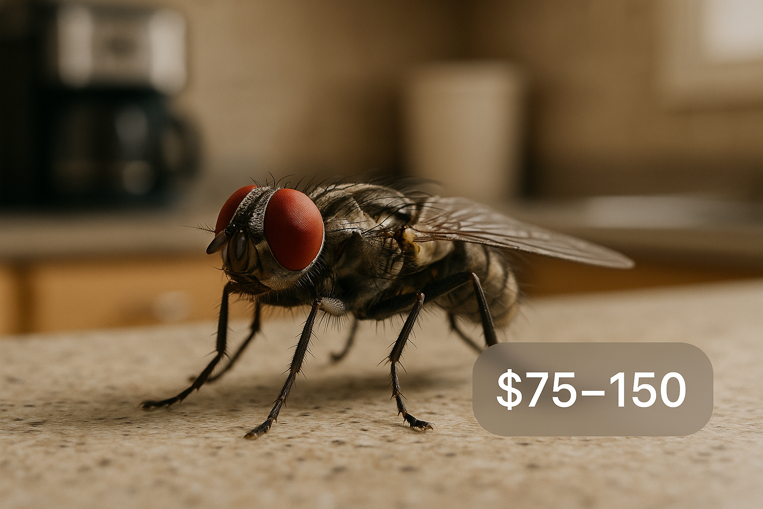 House fly identification diagram