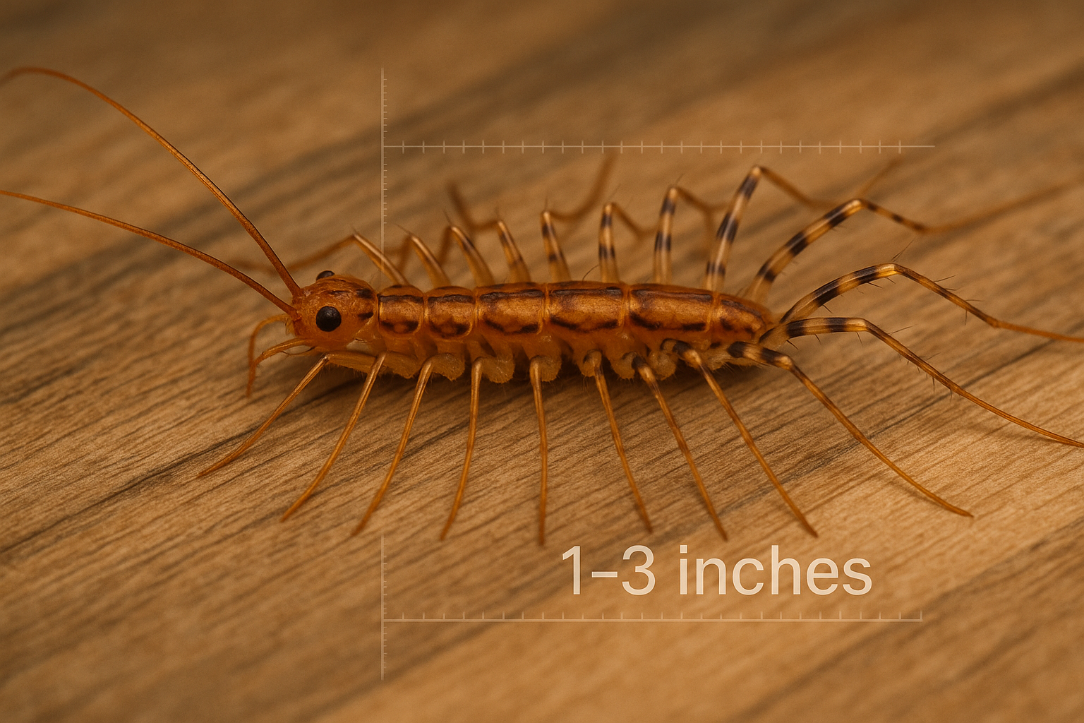 Centipede treatment options diagram