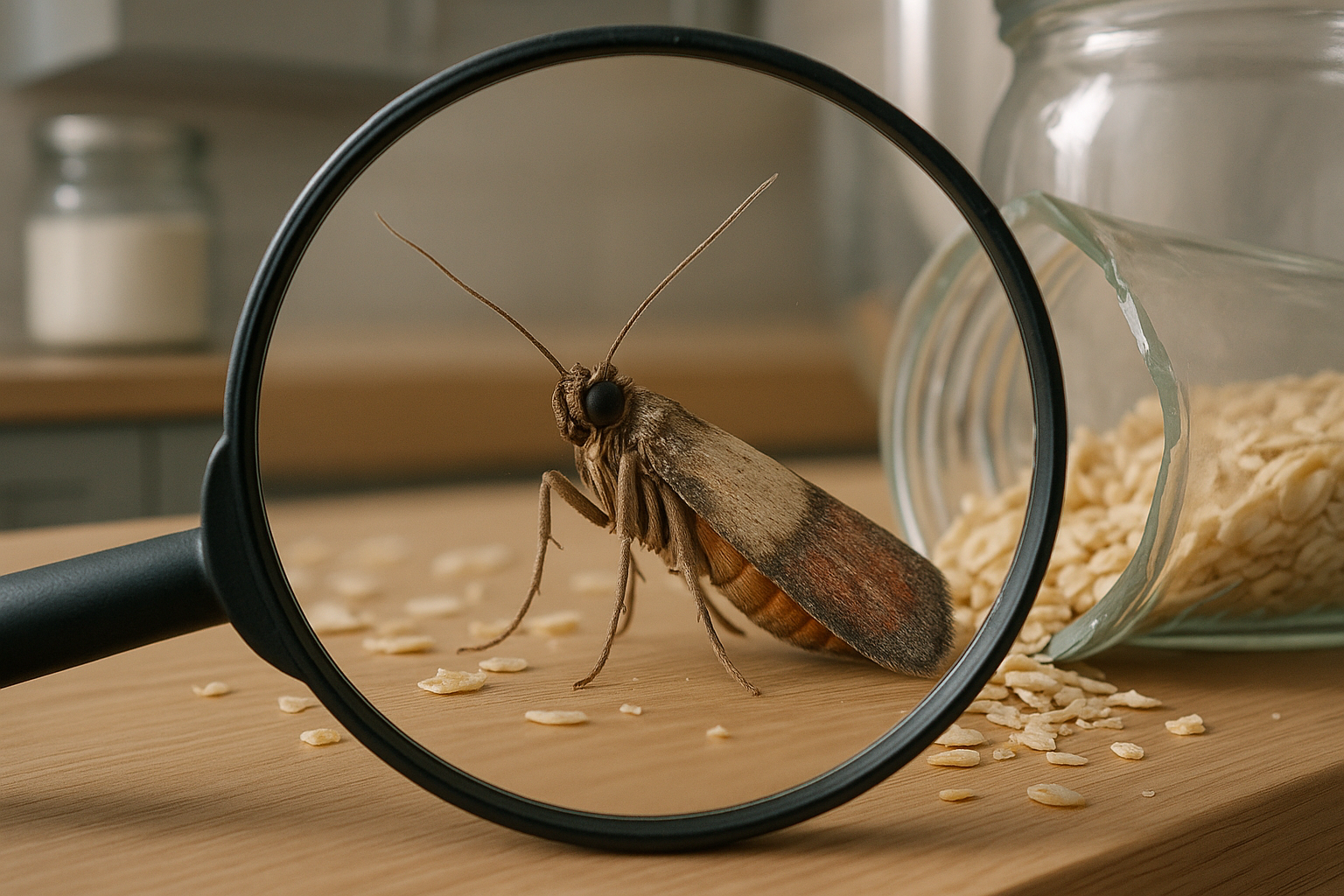 Common household moth species found in Druid Hills, GA