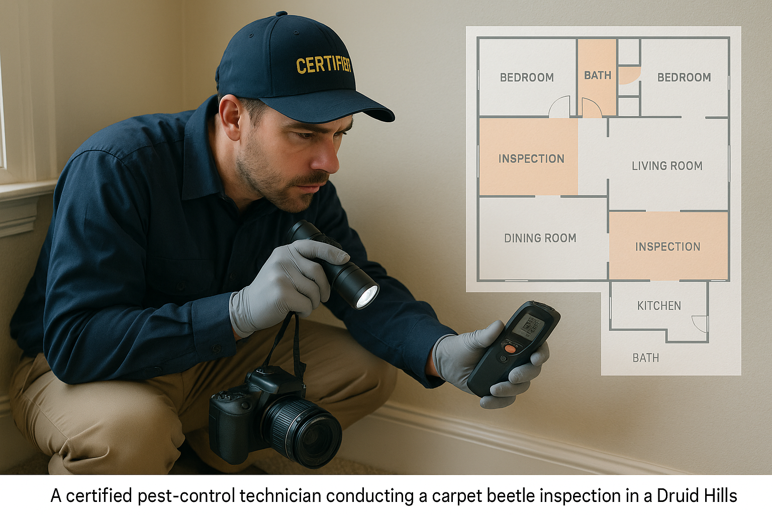 Carpet Beetle Inspection in Druid Hills, Georgia: What to Expect and When to Call a Pro 4 Carpet Beetle Inspection Druid Hills, GA