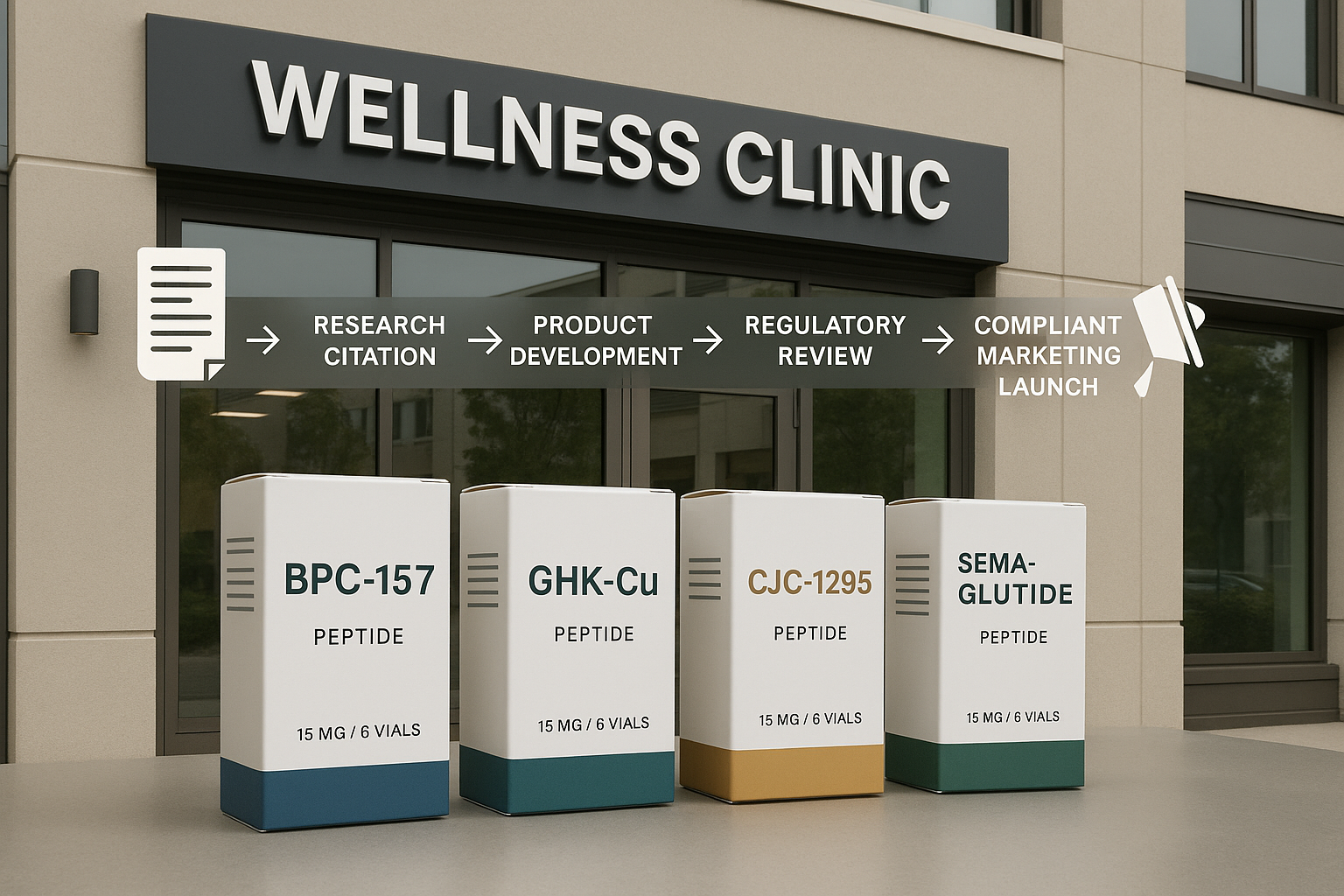 Timeline of compliant marketing launch process