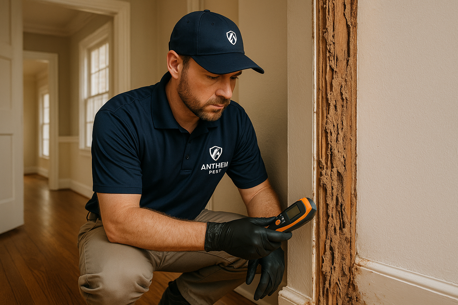 Map of Lawrenceville neighborhoods with termite activity hotspots