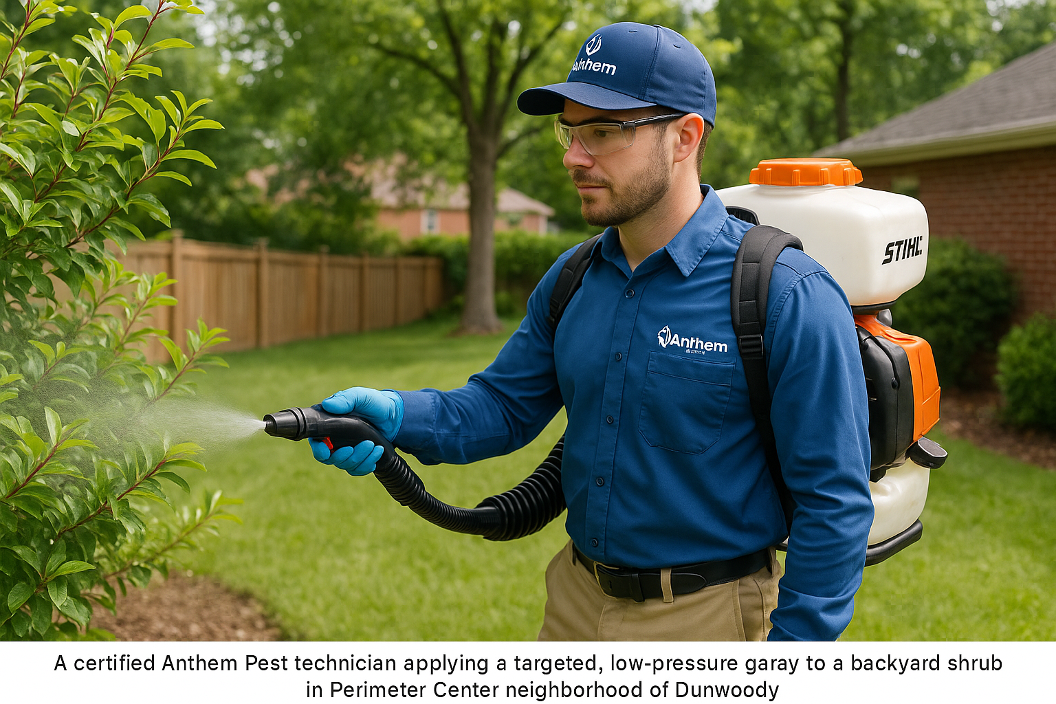 Illustration of gnat life cycle and control points
