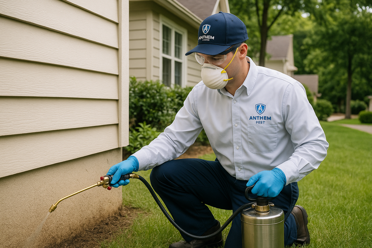 Emergency termite treatment options diagram