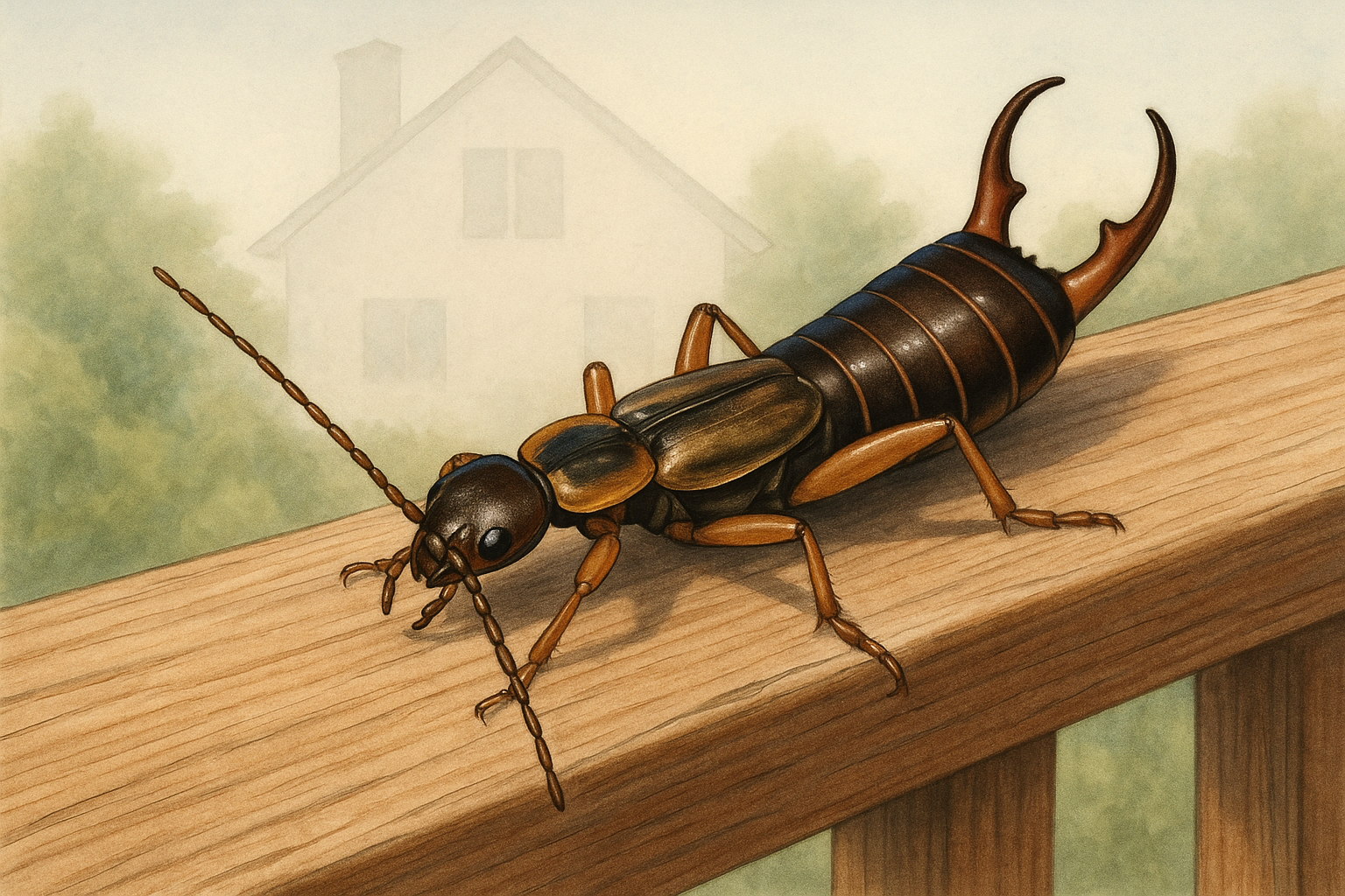 Professional pest‑control technician with equipment