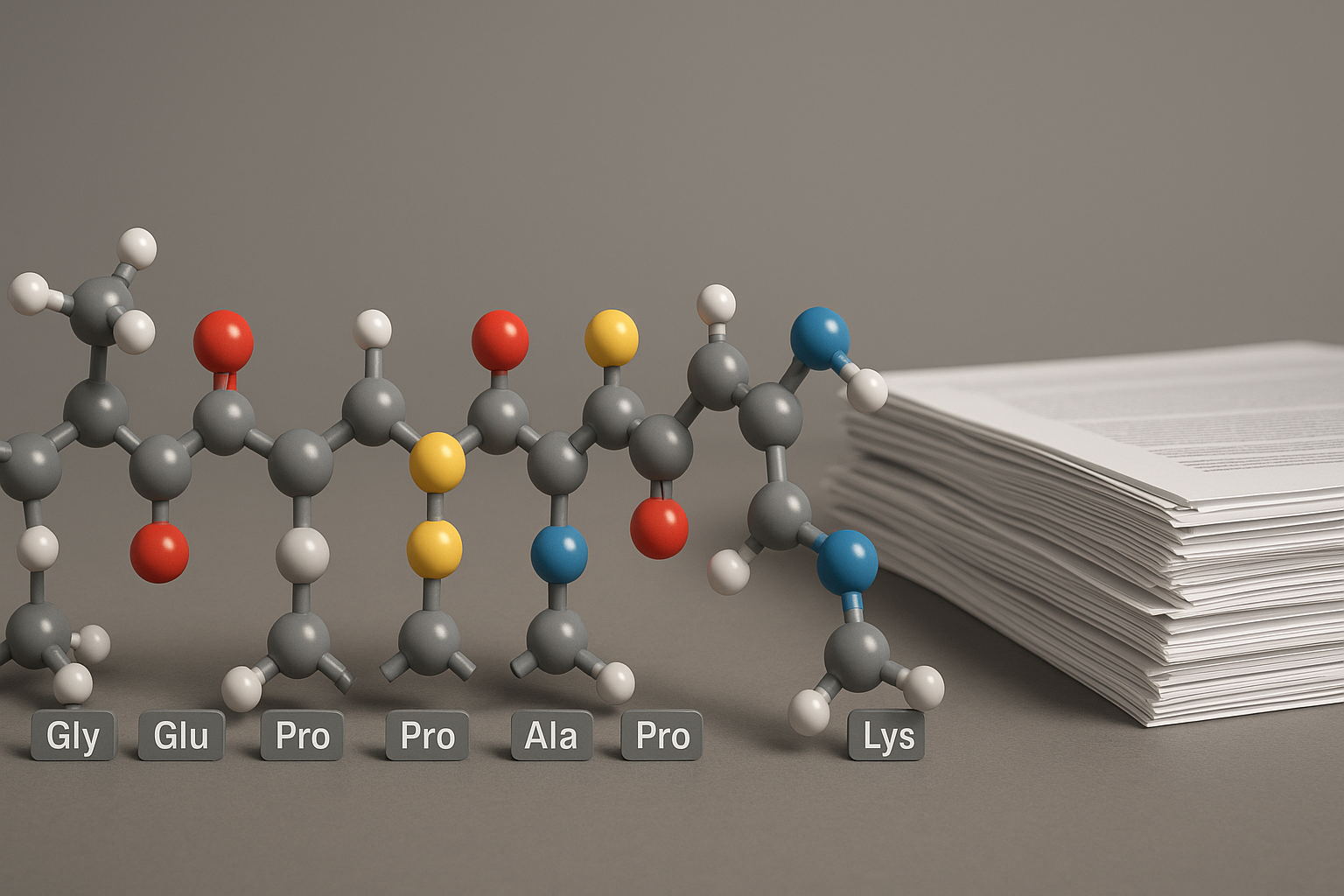 Graph showing rapid citation increase for three peptides