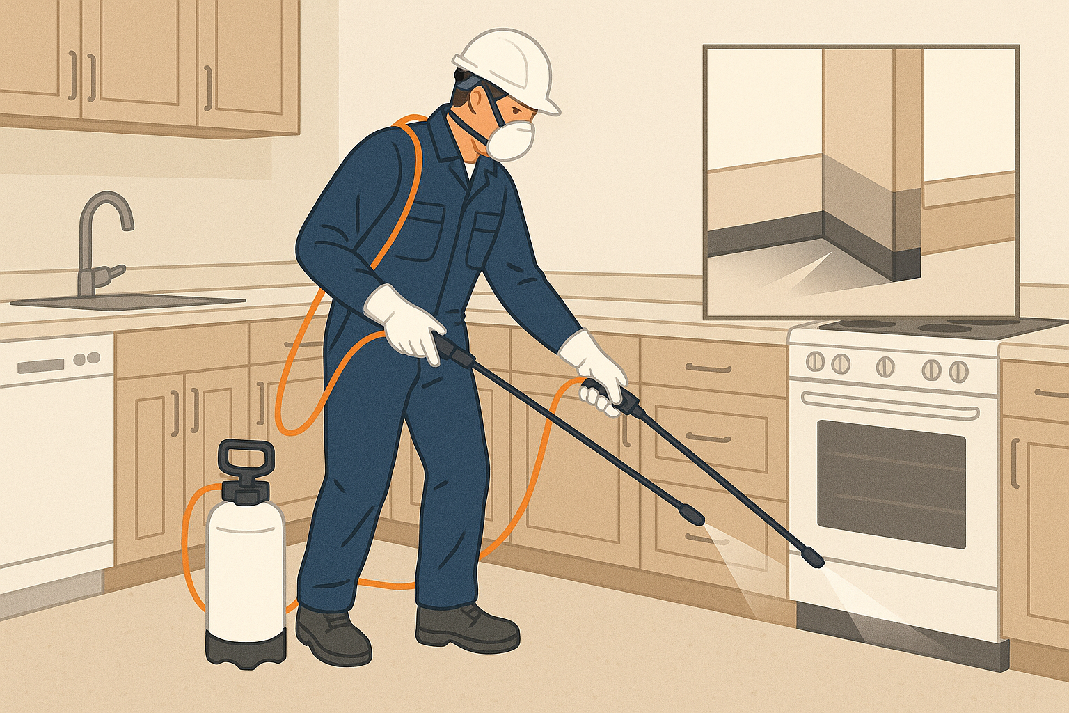 Stink bug treatment options diagram