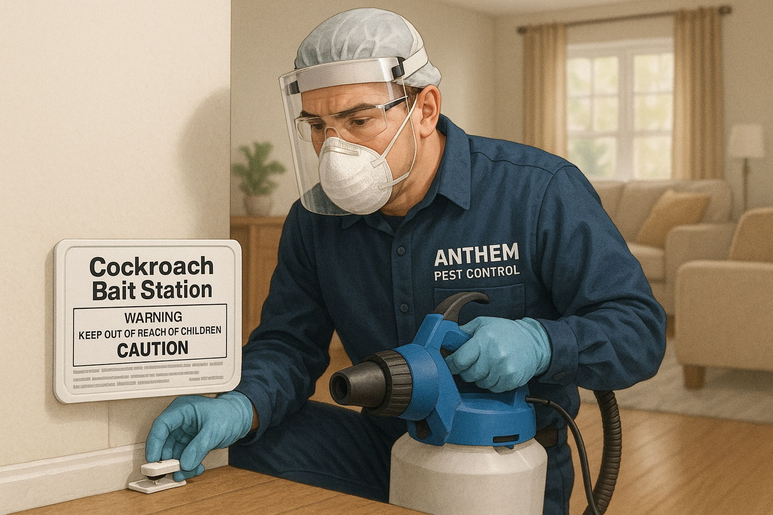 Top-Rated Cockroach Control in Vinings, Georgia: Cost, Treatment & Tips 4 Illustration of various cockroach control methods