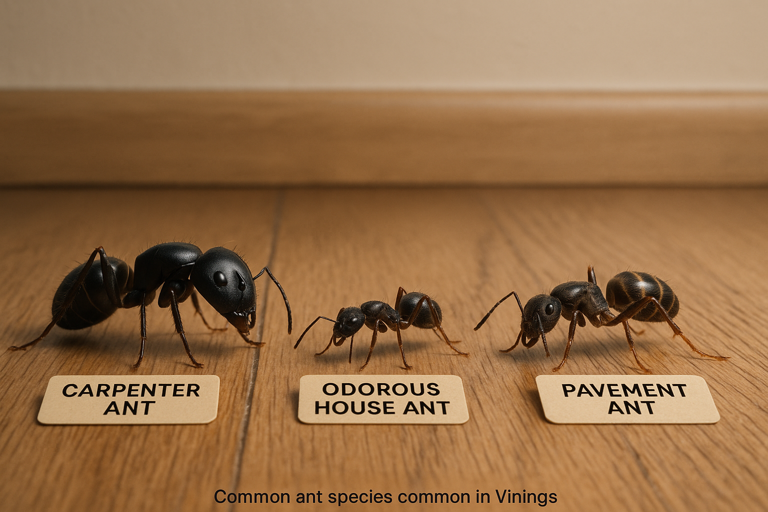 Common ant species in Vinings, Georgia