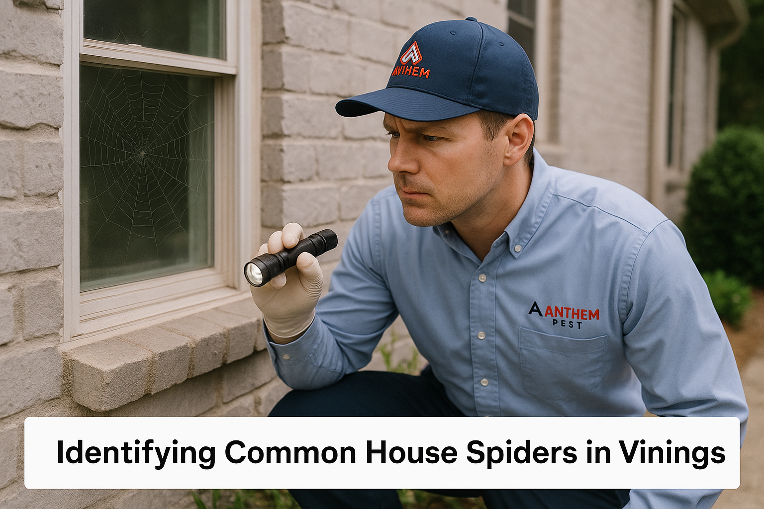 Common household spiders in Vinings, GA