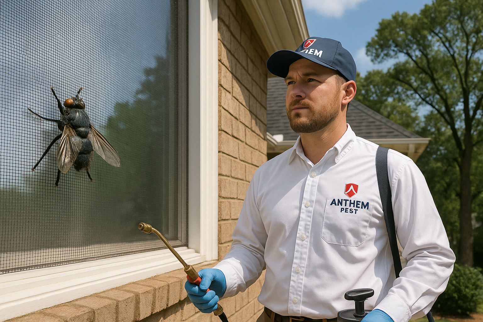 Seasonal fly activity chart for Lawrenceville