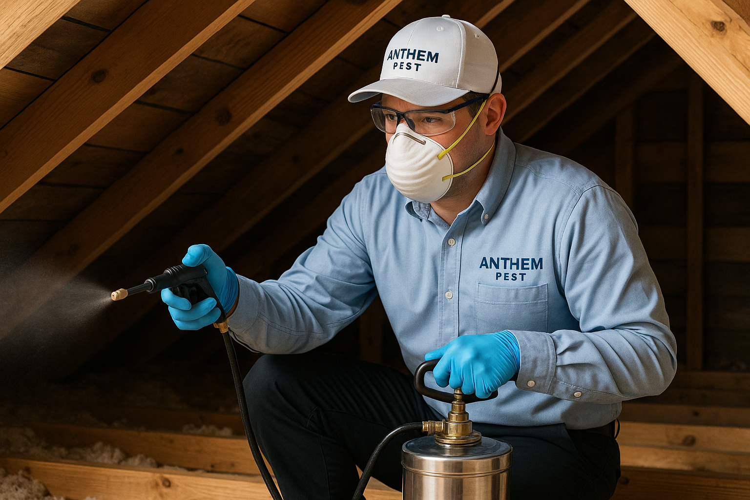 Illustration of moth treatment methods