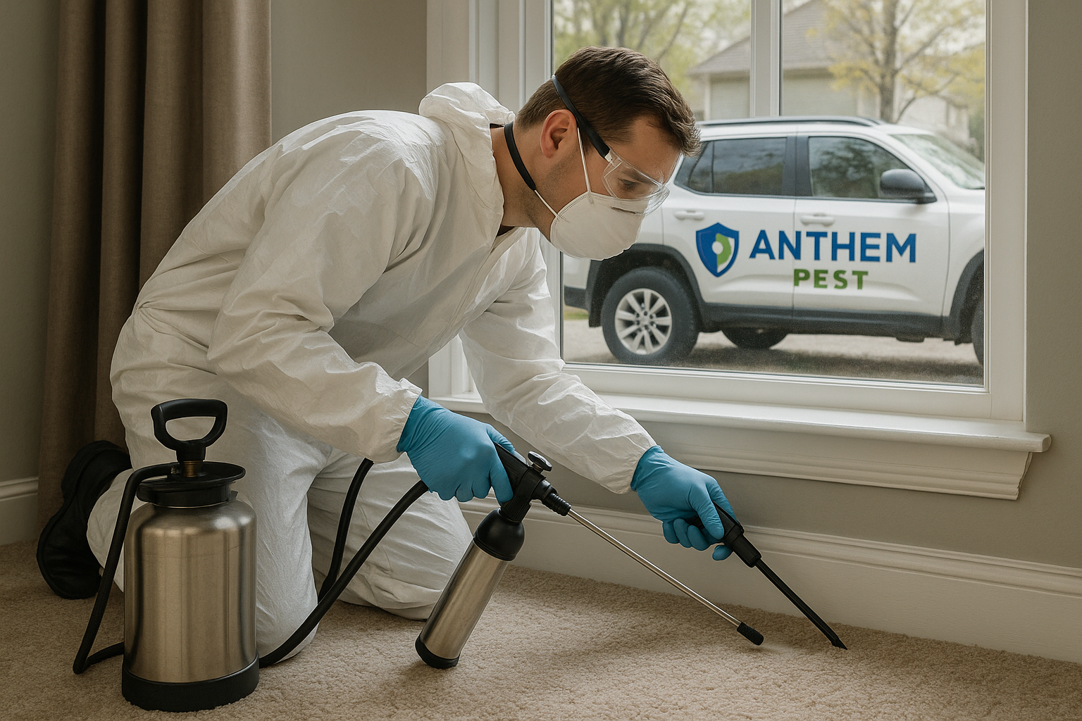 Diagram of carpet beetle treatment methods