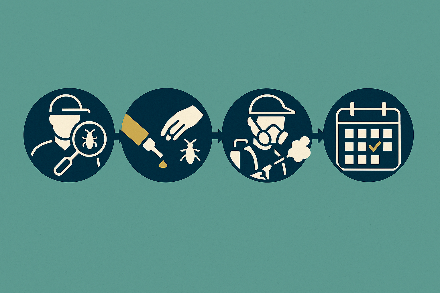 Chart showing cost comparison for cockroach control treatments in Norcross, GA