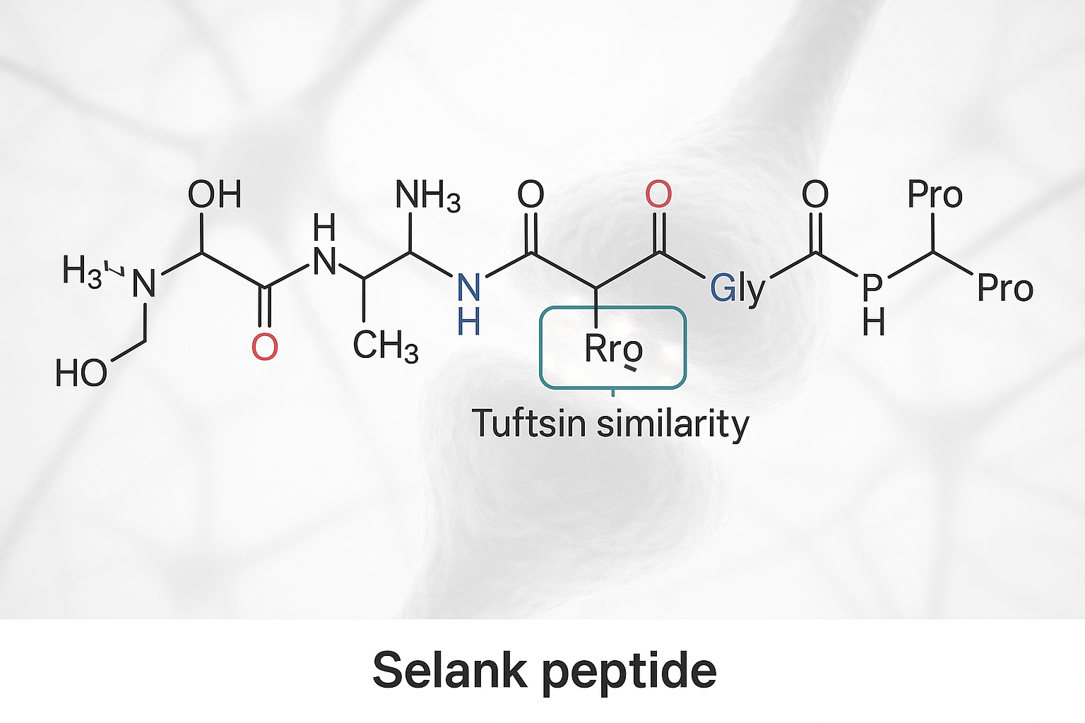 Selank peptide structure
