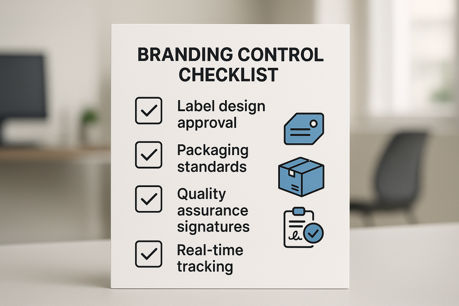 Brand control workflow diagram