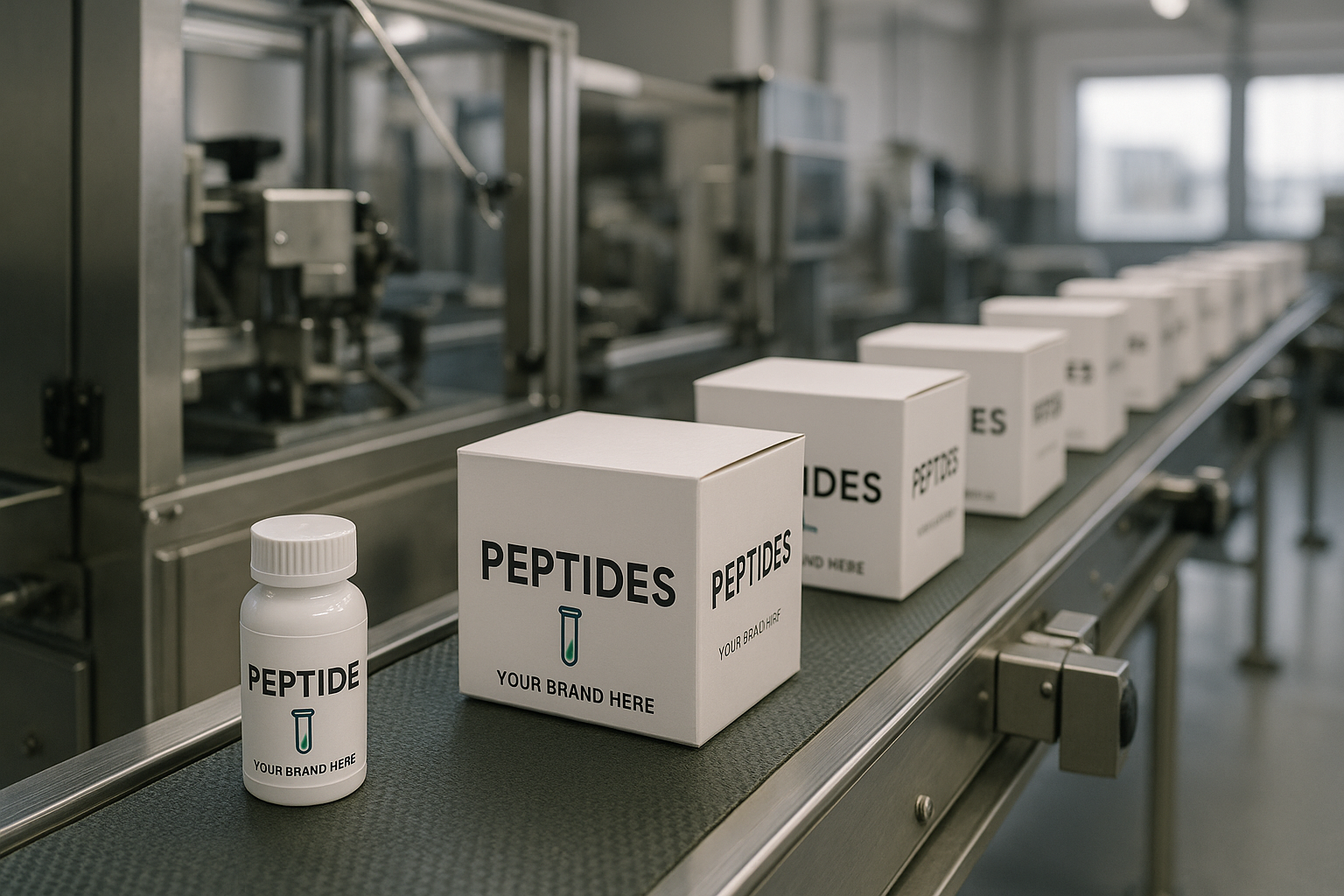 Illustration of a strategic roadmap for peptide market entry