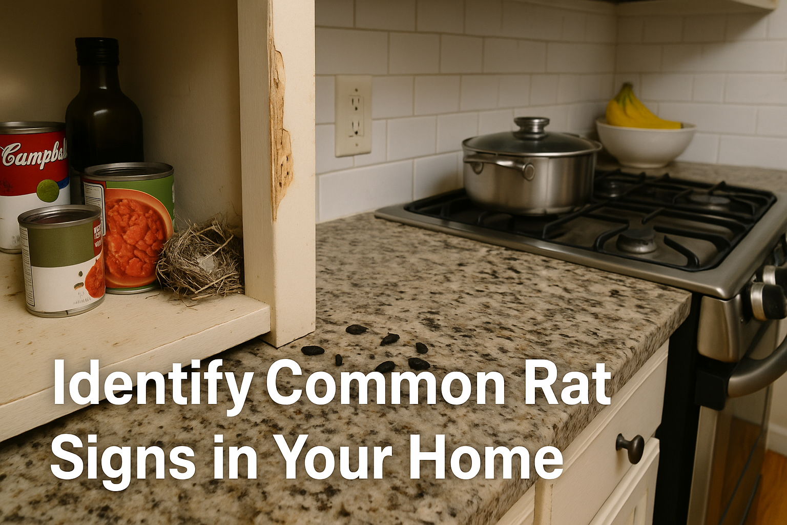 Rat detection checklist illustration