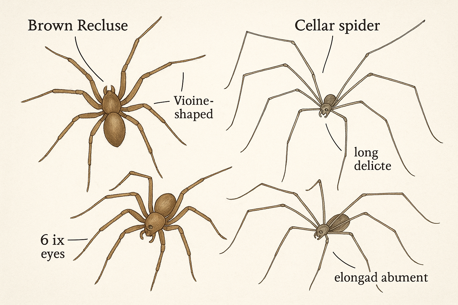 Common household spiders in Chamblee, GA