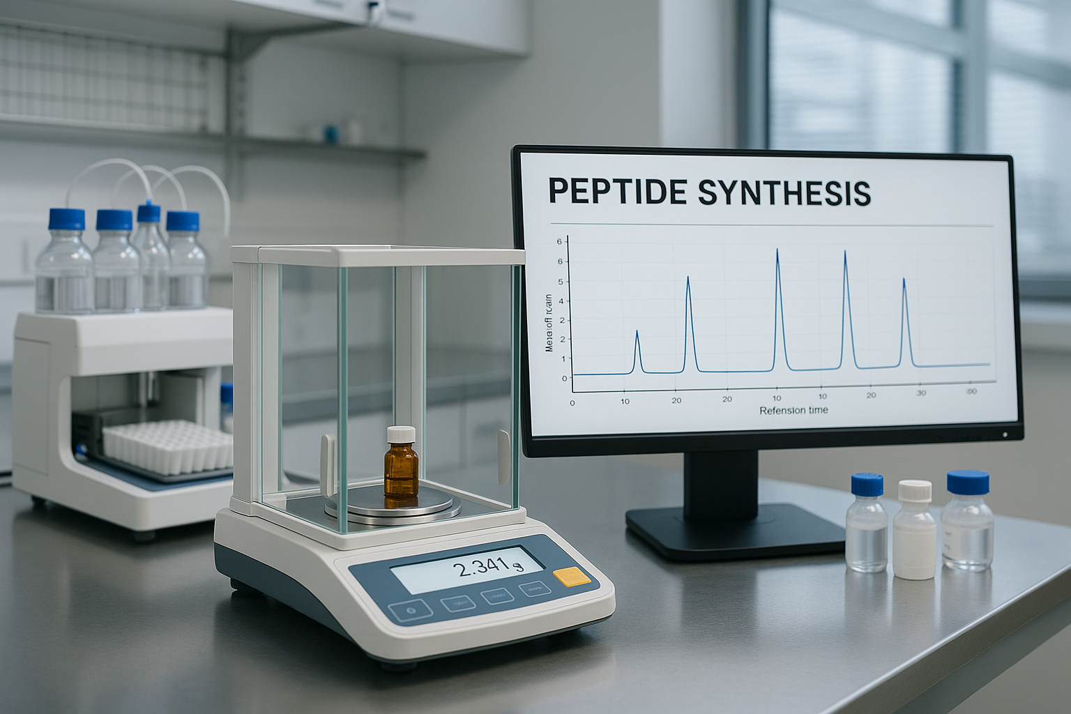 Standard operating procedure workflow for RU‑only peptide production