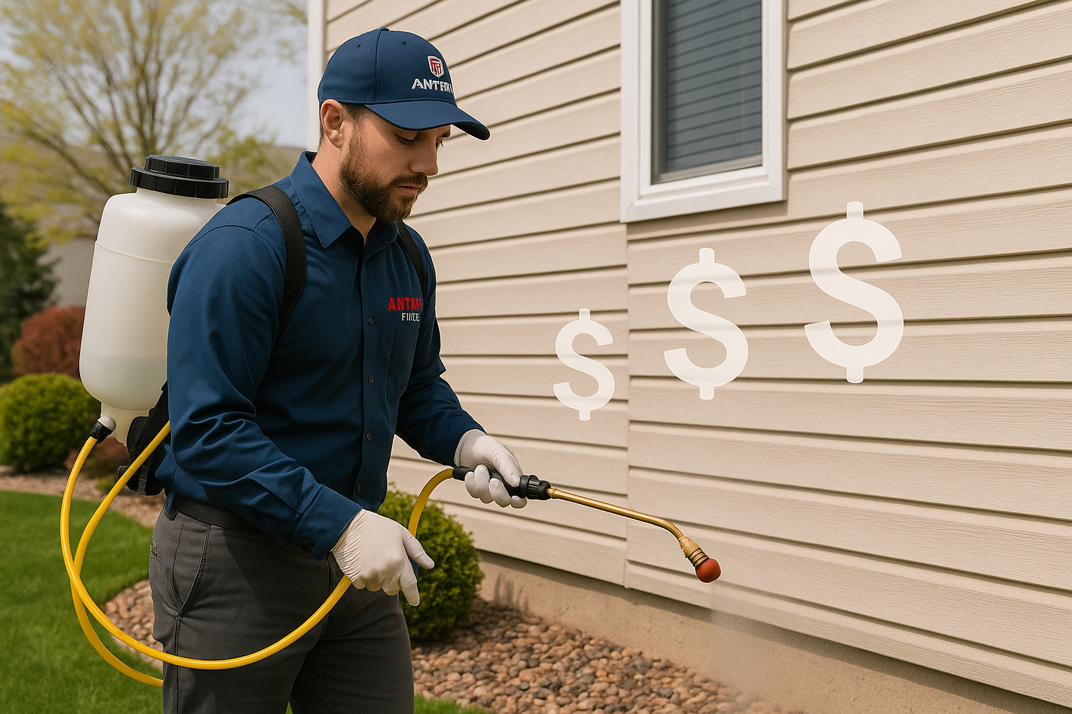 Chart comparing gnat control pricing options in Chamblee