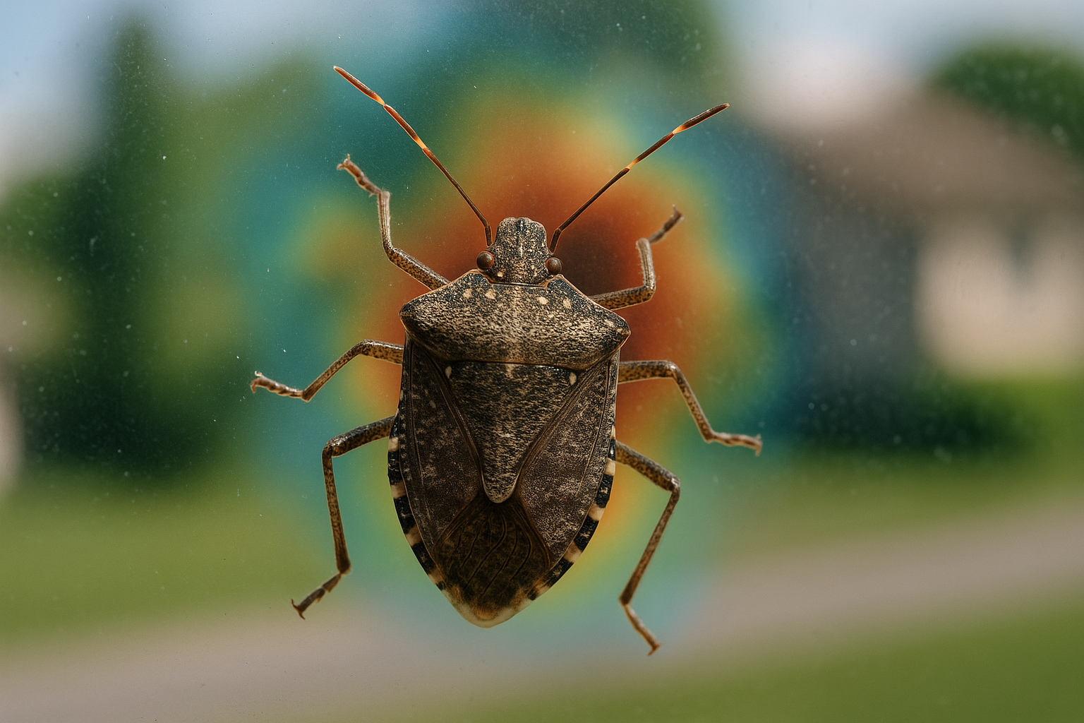 Heat‑map overlay showing Brown Marmorated Stink Bug activity peaks in Brookhaven, GA