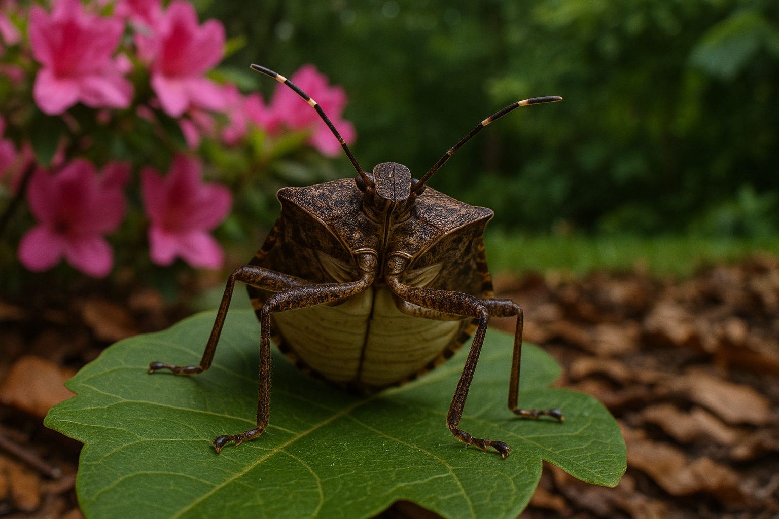 Brown Marmorated Stink Bug illustration