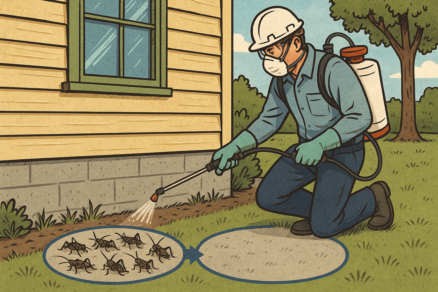 Top-Rated Cricket Control in Smyrna, Georgia: Cost, Treatment & Tips 4 Cost comparison infographic for DIY vs professional cricket control