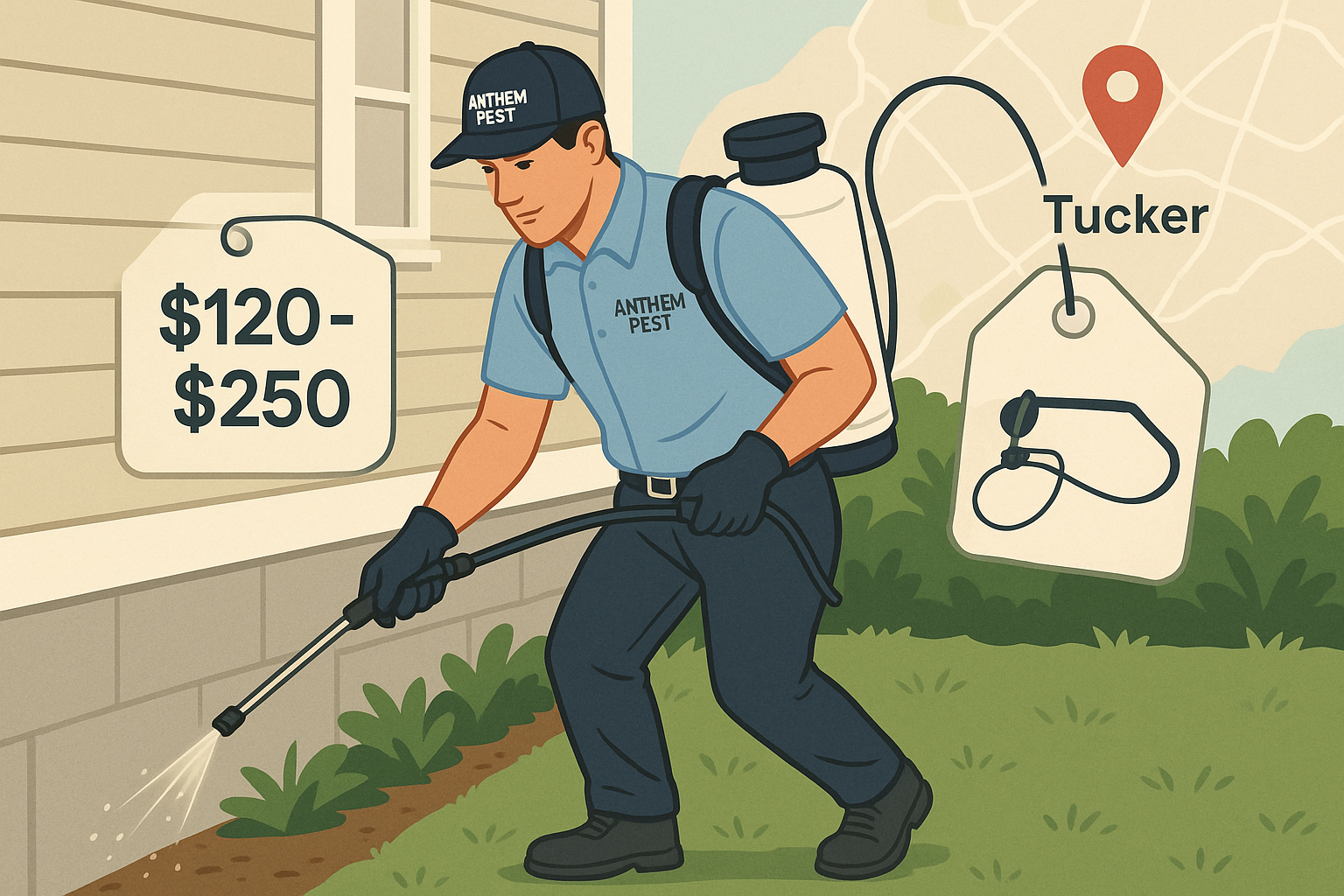 Chewed wooden siding and damaged plant leaves caused by crickets